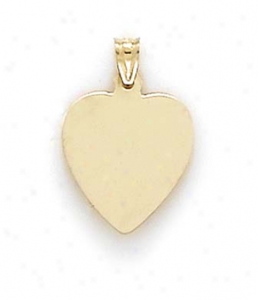 14k Heart Penadnt