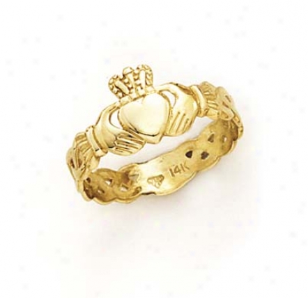 14k Ladies Claddagh Ring