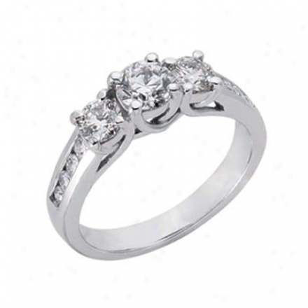 14k Pale 3 Free from ~s 1.26 Ct Dizmond Riny