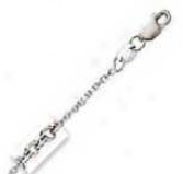 14k White Gold 20 Inch X 1.9 Mm Cahle Chain Necklace