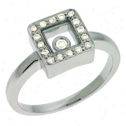 14k Happy Trendy Port 0.17 Ct Diamond Ring