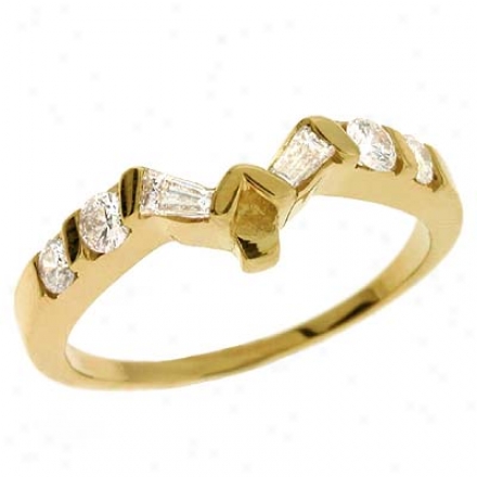 14k Yellow 0.39 Ct Diamond Band Rnig