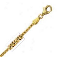 14k Yellow Gold 20 Inch X 1.7 Mm Popcorn Chain Necklace