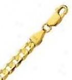 14k Yellow Gold 20 Inch X 5.0 Mm Curb Chain Necklace