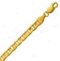 14k Yellow Gold 20 Inch X 5.5 Mm Marinet Link Necklace