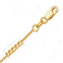 14k Yellow Gold 20 Inch X .9 Mm Franco Chain Necklace