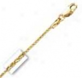 14k Yellow GoldR ound 18 Inch X 1.4 Mm Wheat Chain Necklace