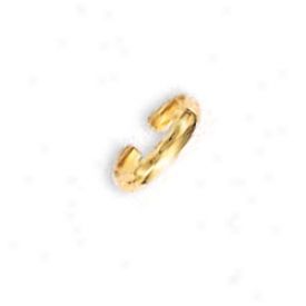 14k Yellow Plain Toe Ring