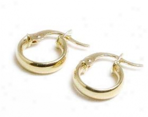 Childrens Pierced Hoop Earrings