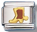 Cowboy Boot Language of Italy Charm Link