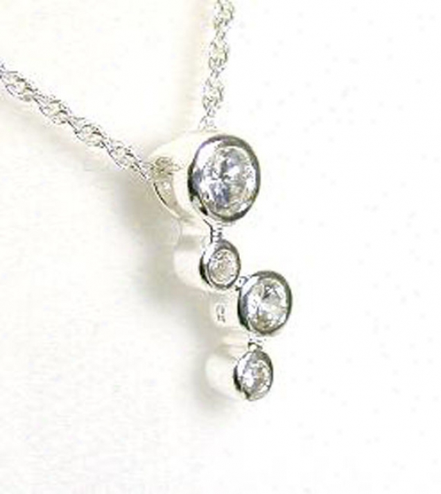 Cubic Zirconia Cz Bubbles Pendant