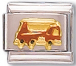 Fire Truck Language of Italy Charm Link