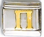 Greek Pi Italian Charm Link