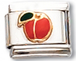 Peach Italian Charm Link