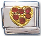 Red Heart Italian Charm Link