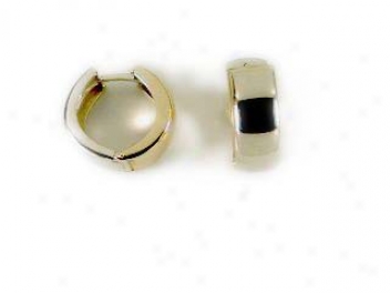 Reversable Two-tone Hinged Earrings