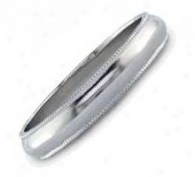 Size 5.00 - 4.0mm Comfort Fit Wedding Band