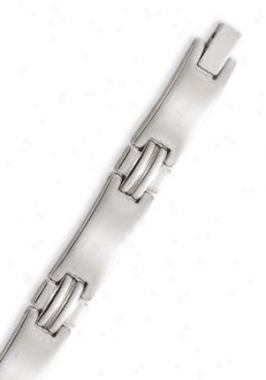 Stainless Armor 9 Mm Mens Link Bracelet - 8.25 Inch