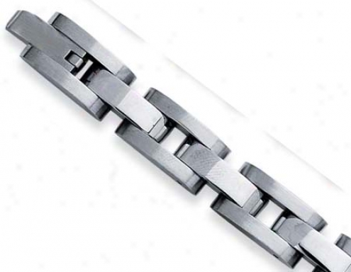 Unsullied Steel Mens Bold Link Bracelet - 8.5 Inch