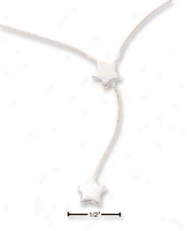 Sterling Silver 9-10 Inch Snake Chain Anklet Star Dangle