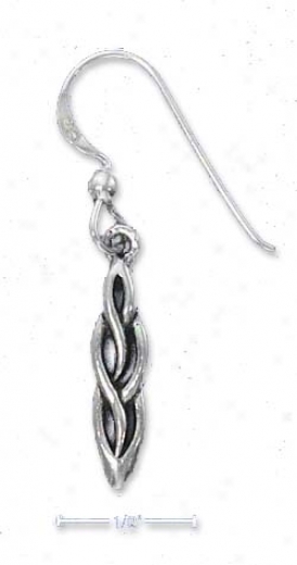 Genuine Silver Celtic Twist Earrings (nickel Free)