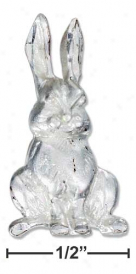 Sterling Silver Dc Long Ear Rabbit Charm