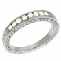 14k White 0.3 Ct Diamond Band Ring