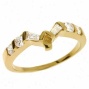 14k Yellow 0.39 Ct Diamond Band Ring