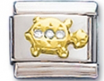 Turtle Italian Charm Link