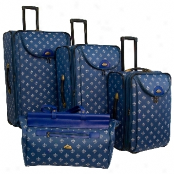 American Flyer Pattern Sets Lyon 4-piece Luggage Set