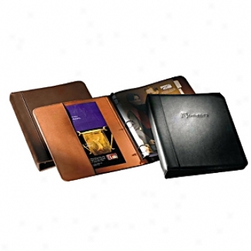 Andrew Philips Leather Goods  1in. 3-ring Binder