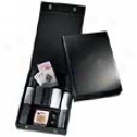 Andrew Philips Leather Goods  Deluxe Poker Set