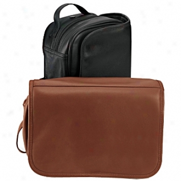 Andrew Philips Leather Goods  Hanging Toiletry Bag