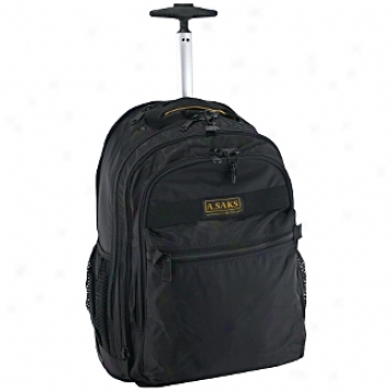 A.saks On The Go Deluxe Expandable Wheeled Computer Backpack