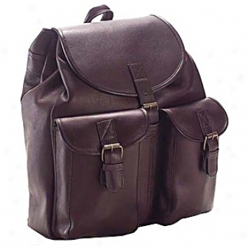 Clava Leather Bags Drawstring Backpack