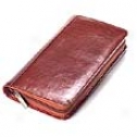 Clava Leather Bags Glazed Passport Wallet