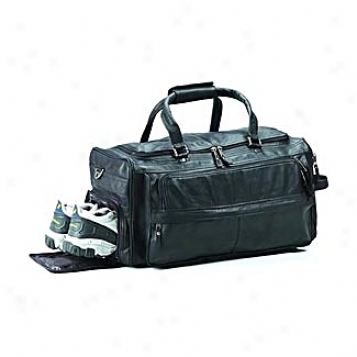 Clavz Leather Bags Multi-copmartment Duffel