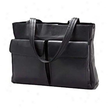 Clava Leather Bag sTwo Pocket Tote