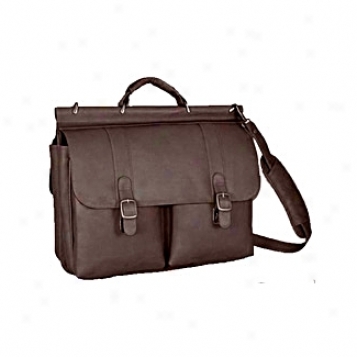 Dqvid King Leather Luggage Dowel Latop Briefcase