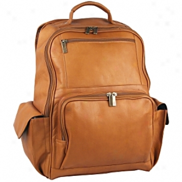 David King Leather Luggage Large Computer Backpack