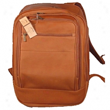 David King Leather Luggage Overized Laptop Backpack