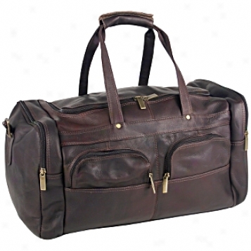 David King Leather Baggage Sport Duffel Bag