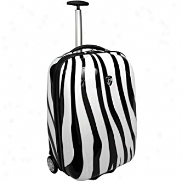 Heys Usa Lightweight Luggage Andd Business Cases Xcase Exotic Zebra 20in. Wheeled Carry