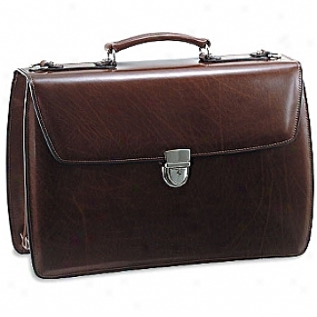 Jack Georges Elements Triple Gusset Flap Over Briefcase