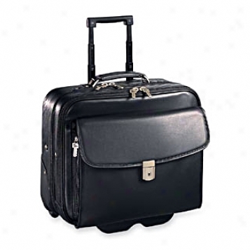 Jack Georges Metropolitan Light Collection Business Case On Wheels With Built-in Computer Sleeve