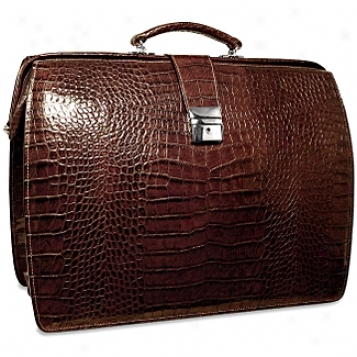 Jack Georges The Croco Collection Clasdic Briefbag