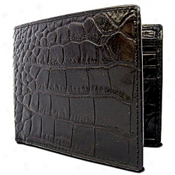 Kena Kai Datasafe? Series Crocodile Embossed Bi-fold