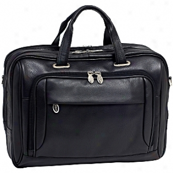 Mcklein Usa I Series West Loop Leather Expandable Briefcase
