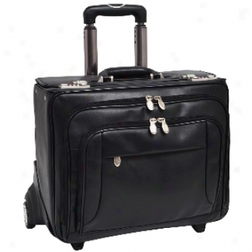 Mcklein Usa R eSries Leather Detachable Wheeled Catalog Case