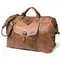 Mulholland Brothers All Leather  Longhorn Weekend Bag